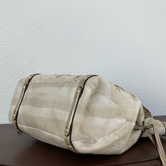 Coach Audrey Sun Starfish Sequin Cinched Tote Limited Edition Rare Shoulder Bag - Picture 9 of 14